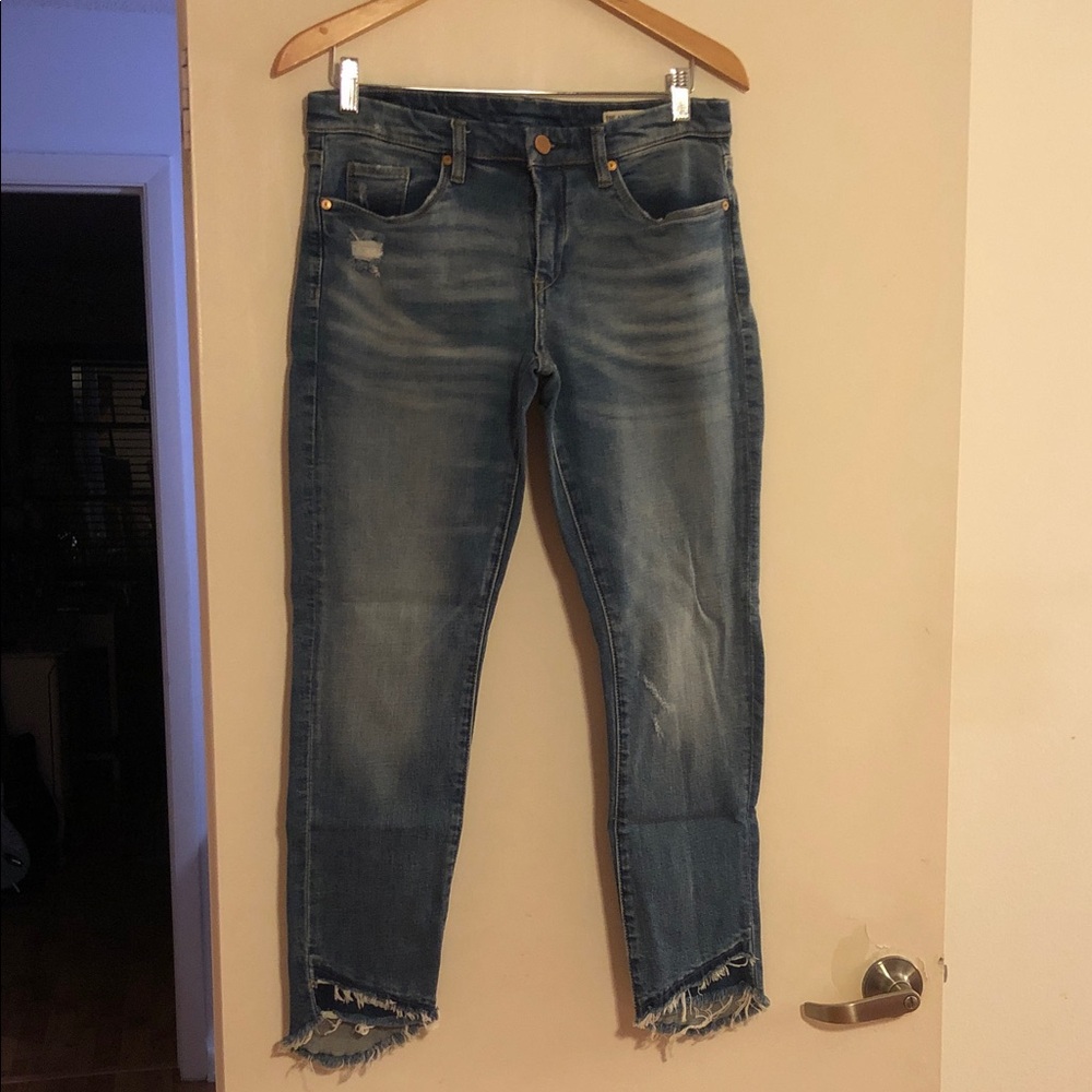 Distressed Blue Women's Jeans